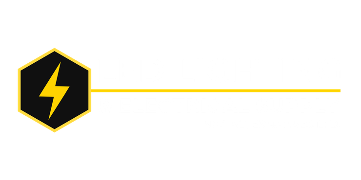 A yellow lightning bolt symbol inside a black hexagon, connected to a thin yellow horizontal line extending to the right.
