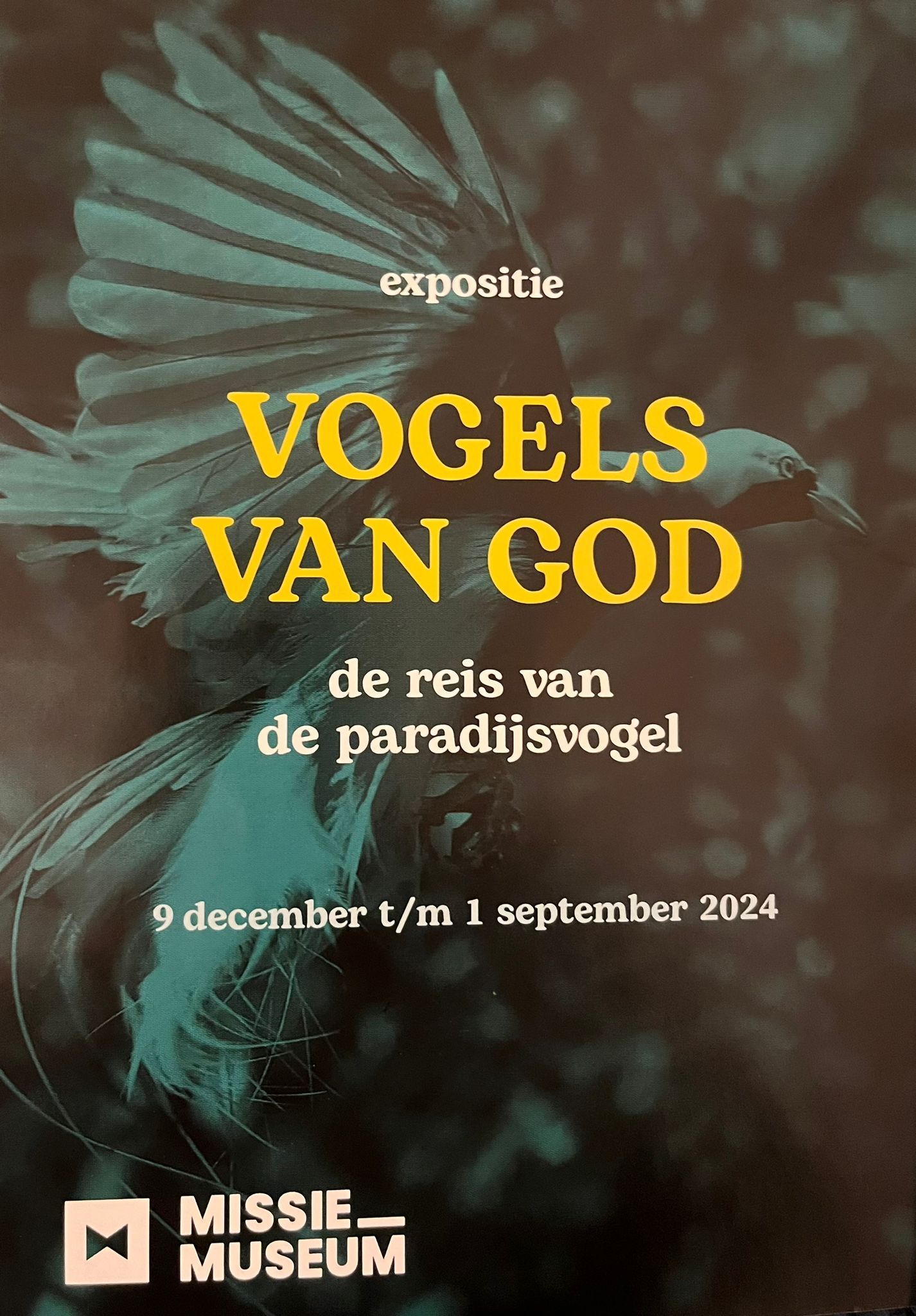 A poster for vogels van god de reis van de paradijsvogel