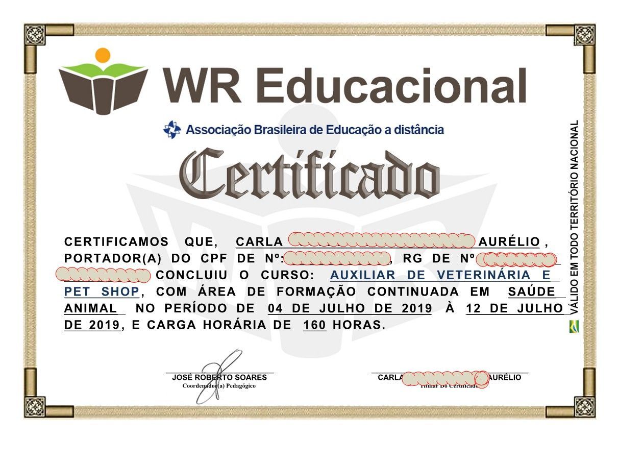 gatil mozziland certificado carla