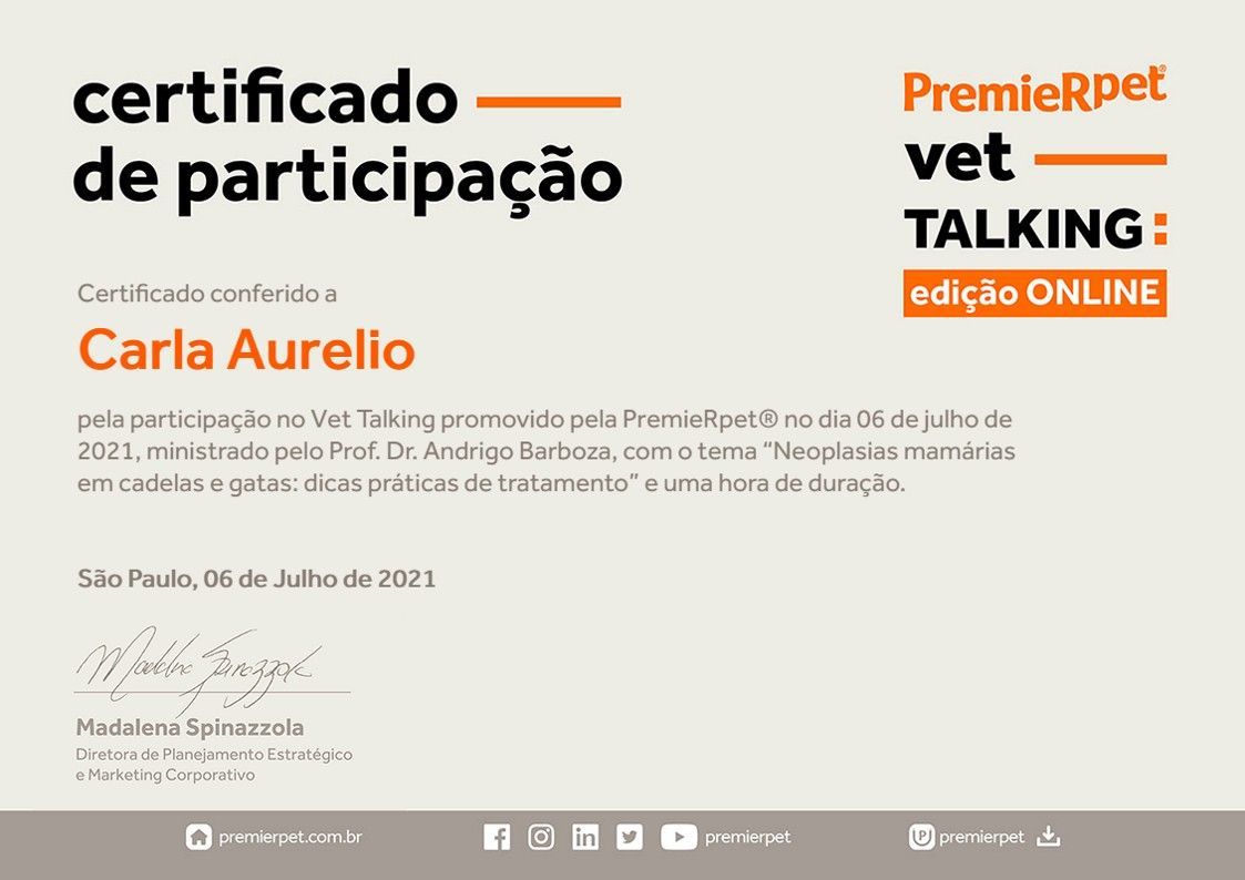 gatil mozziland certificado carla