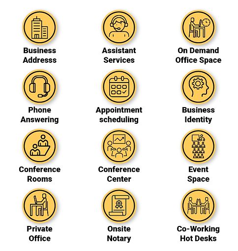 there are many different types of office space icons .