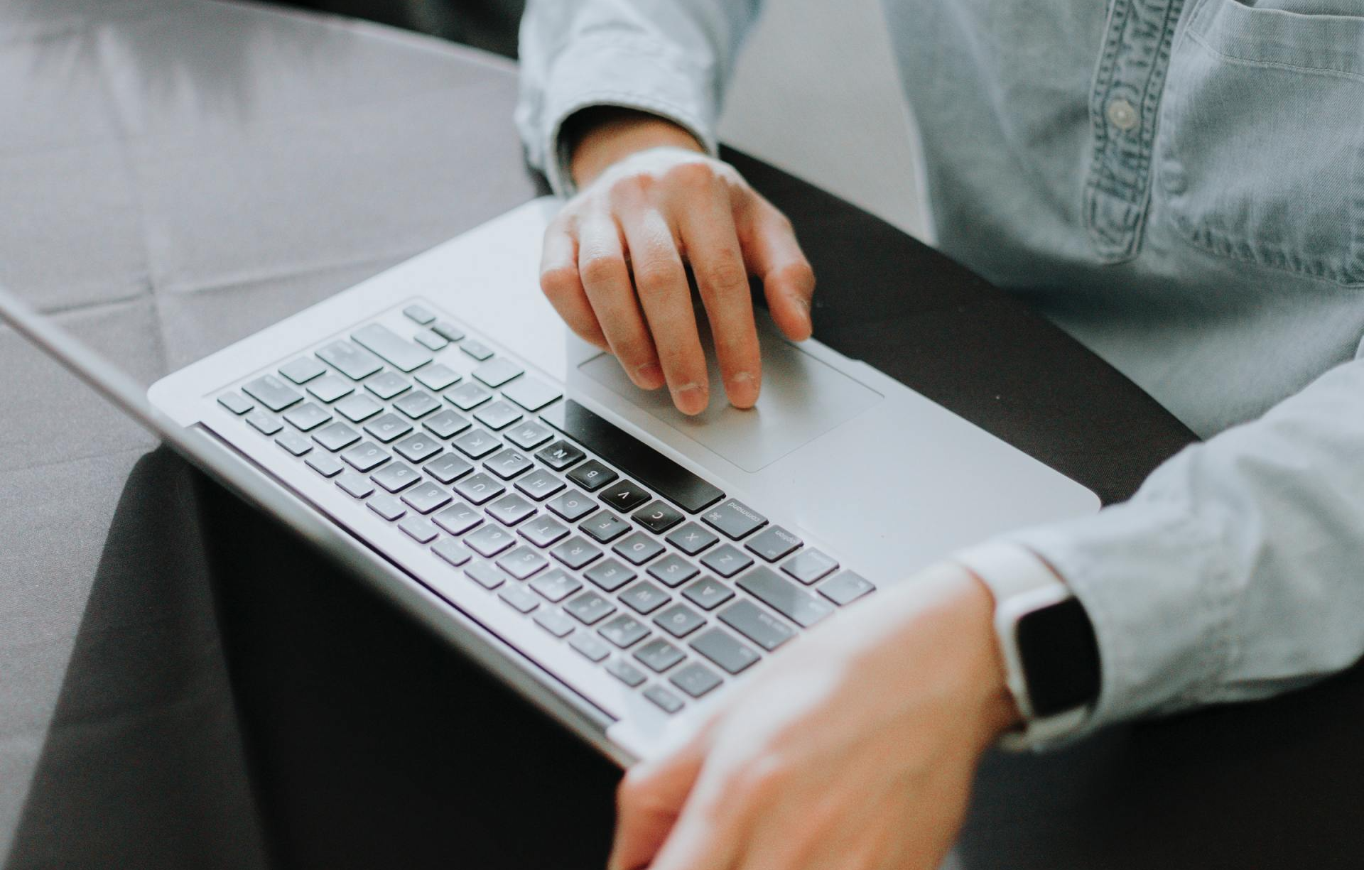 woman on laptop working image