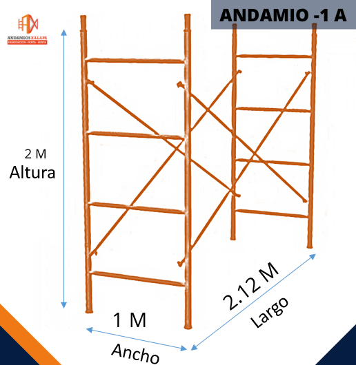 Renta de Andamio 1 M