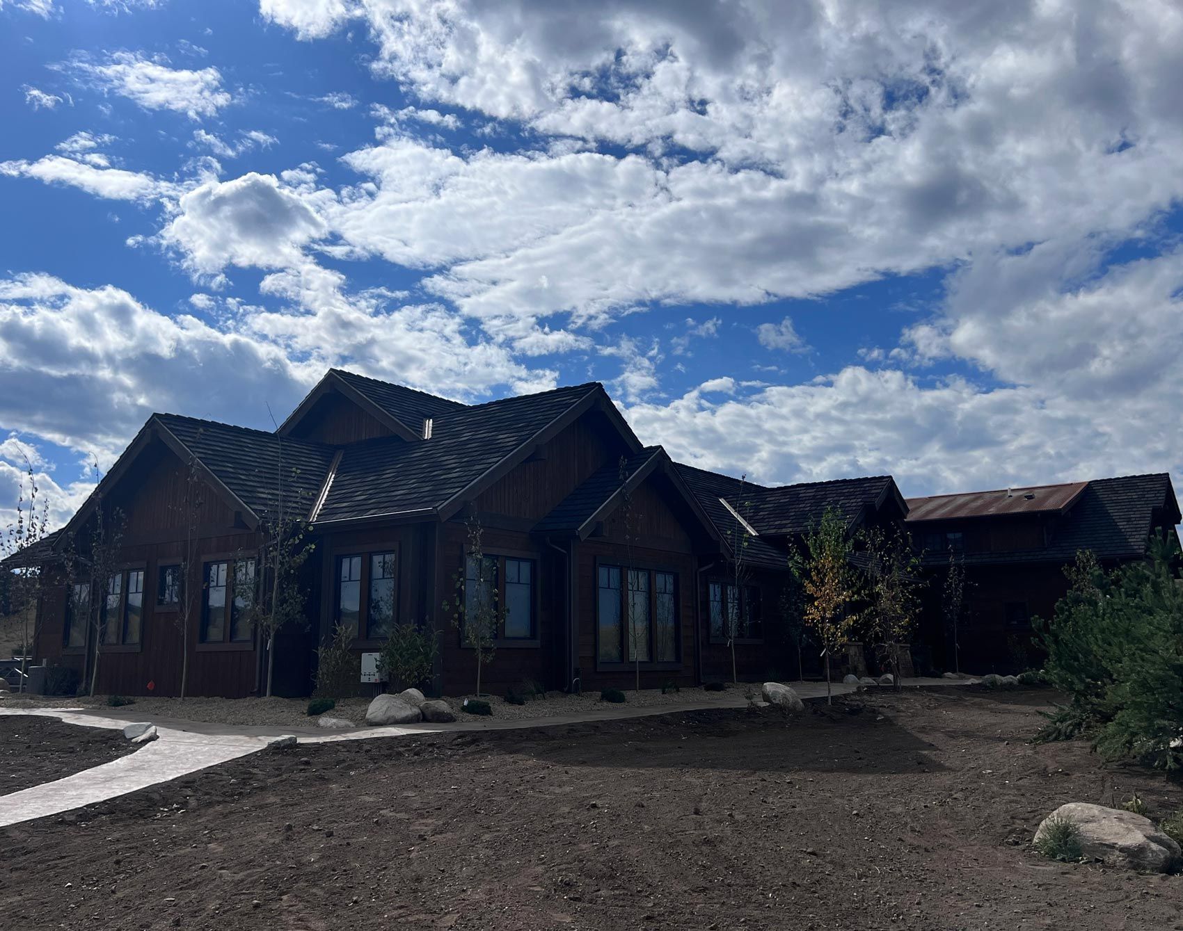 Large Nice House — Stevensville, MT — 406 Seamless Gutters Large Nice House — Stevensville, MT — 406 Seamless Gutters