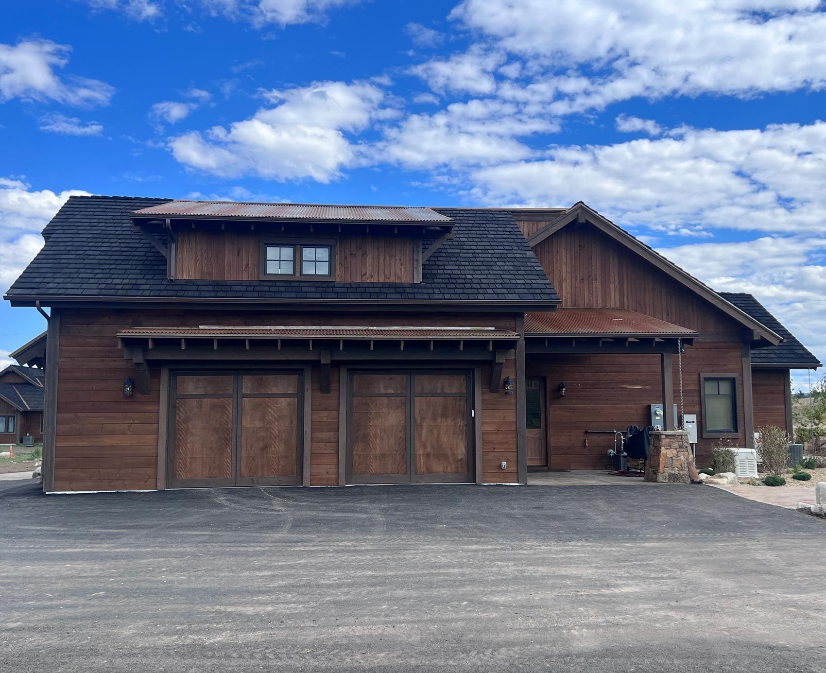 Nice Wood House — Stevensville, MT — 406 Seamless Gutters Nice Wood House — Stevensville, MT — 406 Seamless Gutters