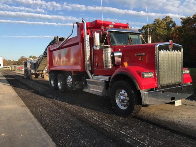 Asphalt Paving Using Truck — Baltimore, MD — E Cooper Contracting Asphalt Paving Using Truck — Baltimore, MD — E Cooper Contracting