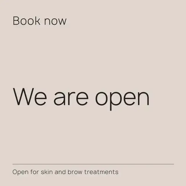We are open graphic - Inkskyn East Fremantle, Perth