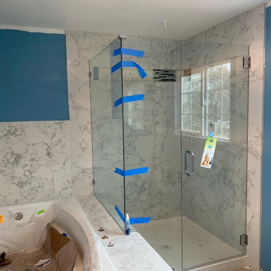 Glass Doorb.