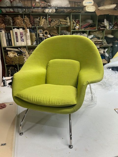 green chair