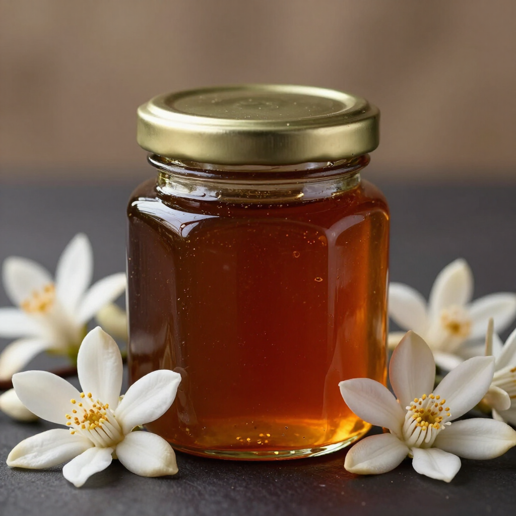 Vietnamese Coffee Blossom Honey deep amber