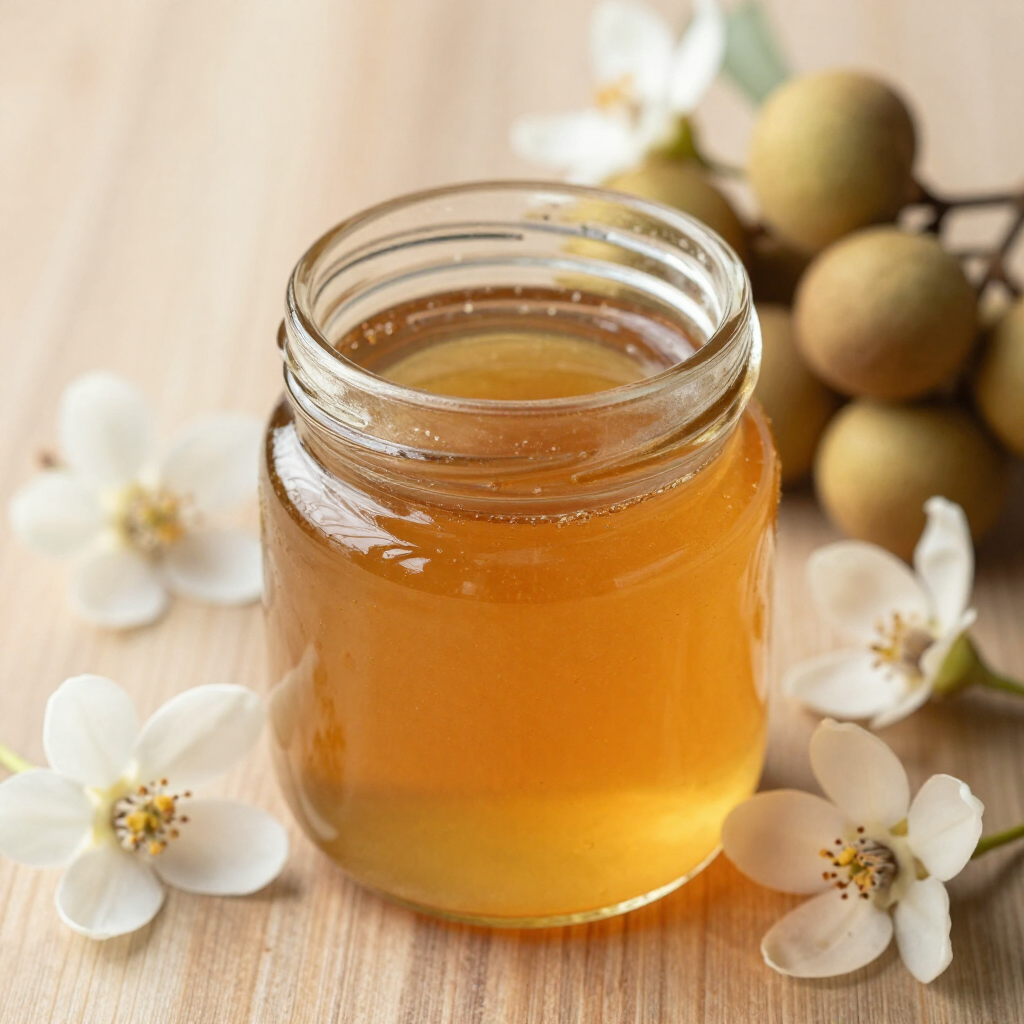 Longan Honey golden amber