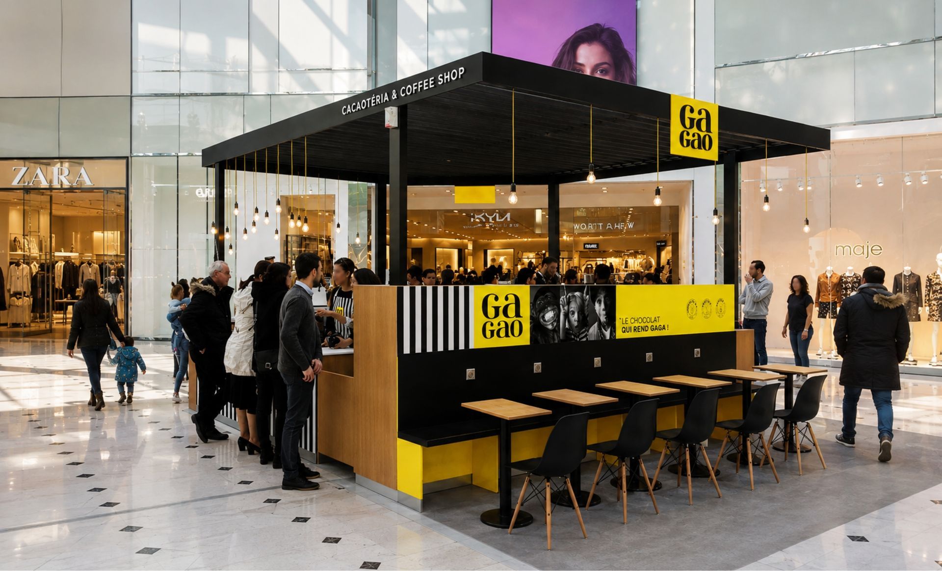 Corner Gagao dans le centre commercial Lille Europe.
