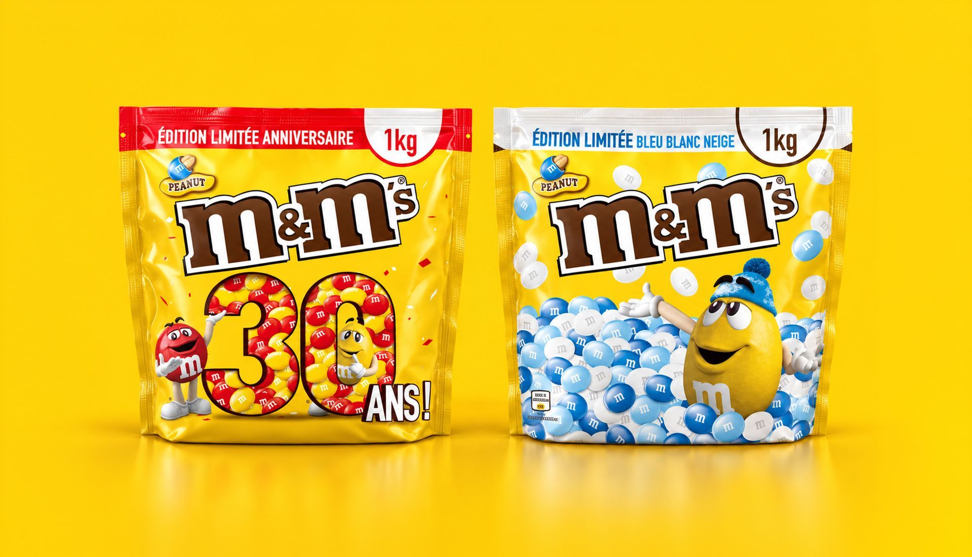 Packagings 1kg édition limitée  M&M's