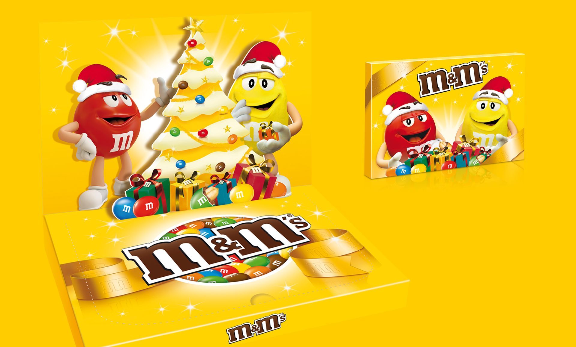 Packaging saisonnier Noël M&M's