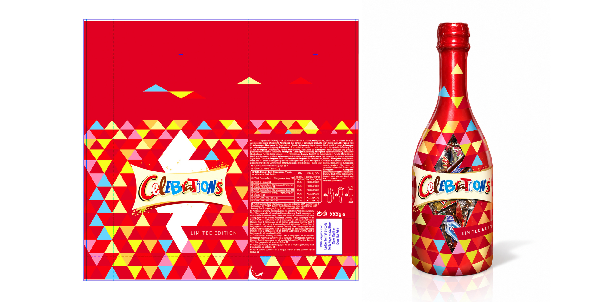 Bouteille celebrations artwork