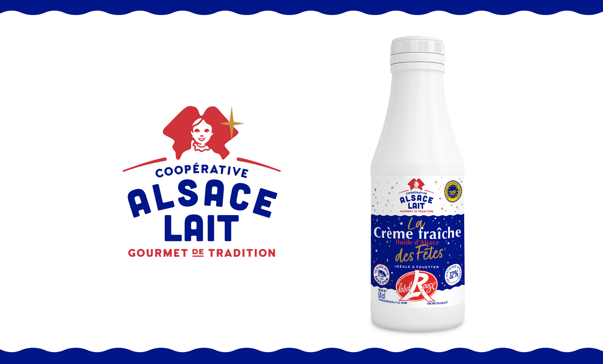 Packaging festif Alsace Lait