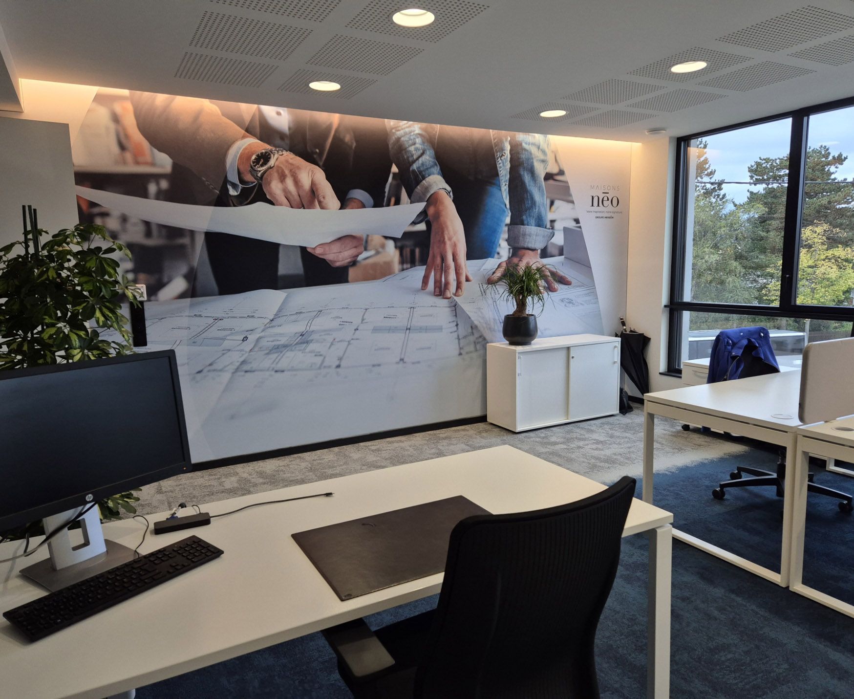 Maisons Brand visuel mural
