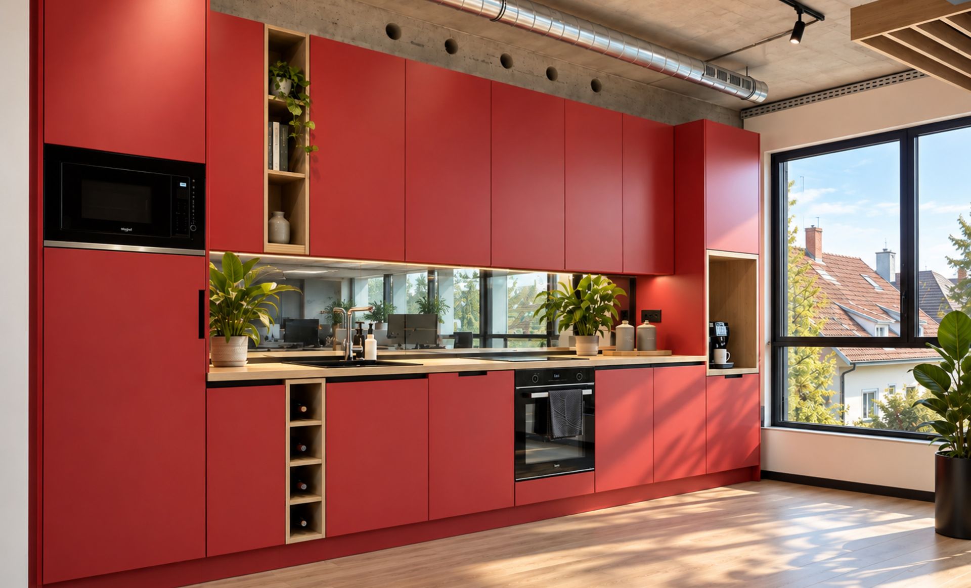 Design locaux cuisine pause Maisons Brand