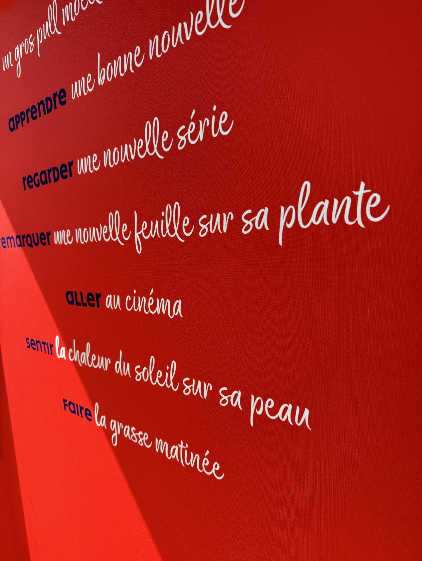 Mur storytelling Maisons Brand