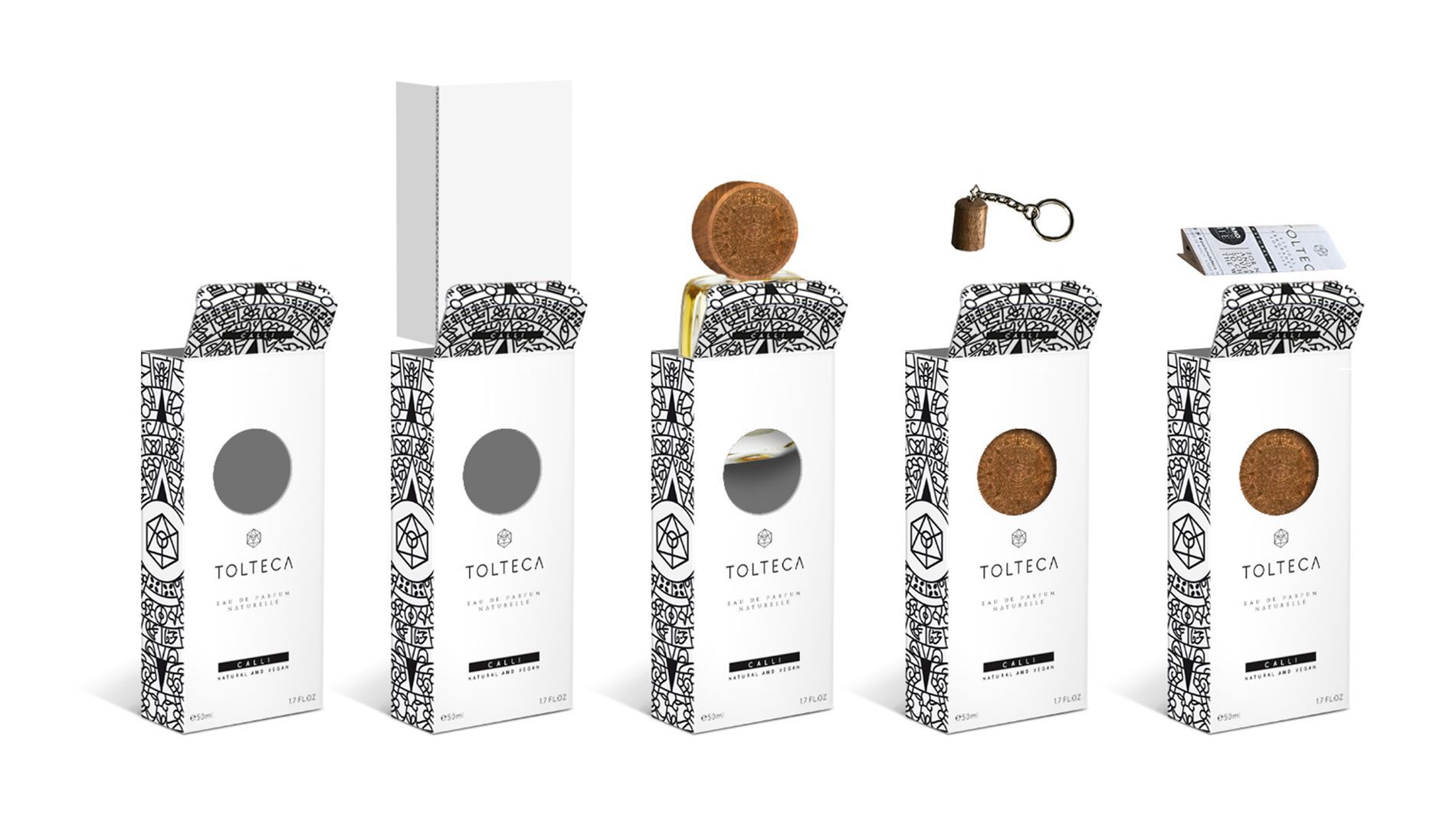 Packaing parfums Tolteca