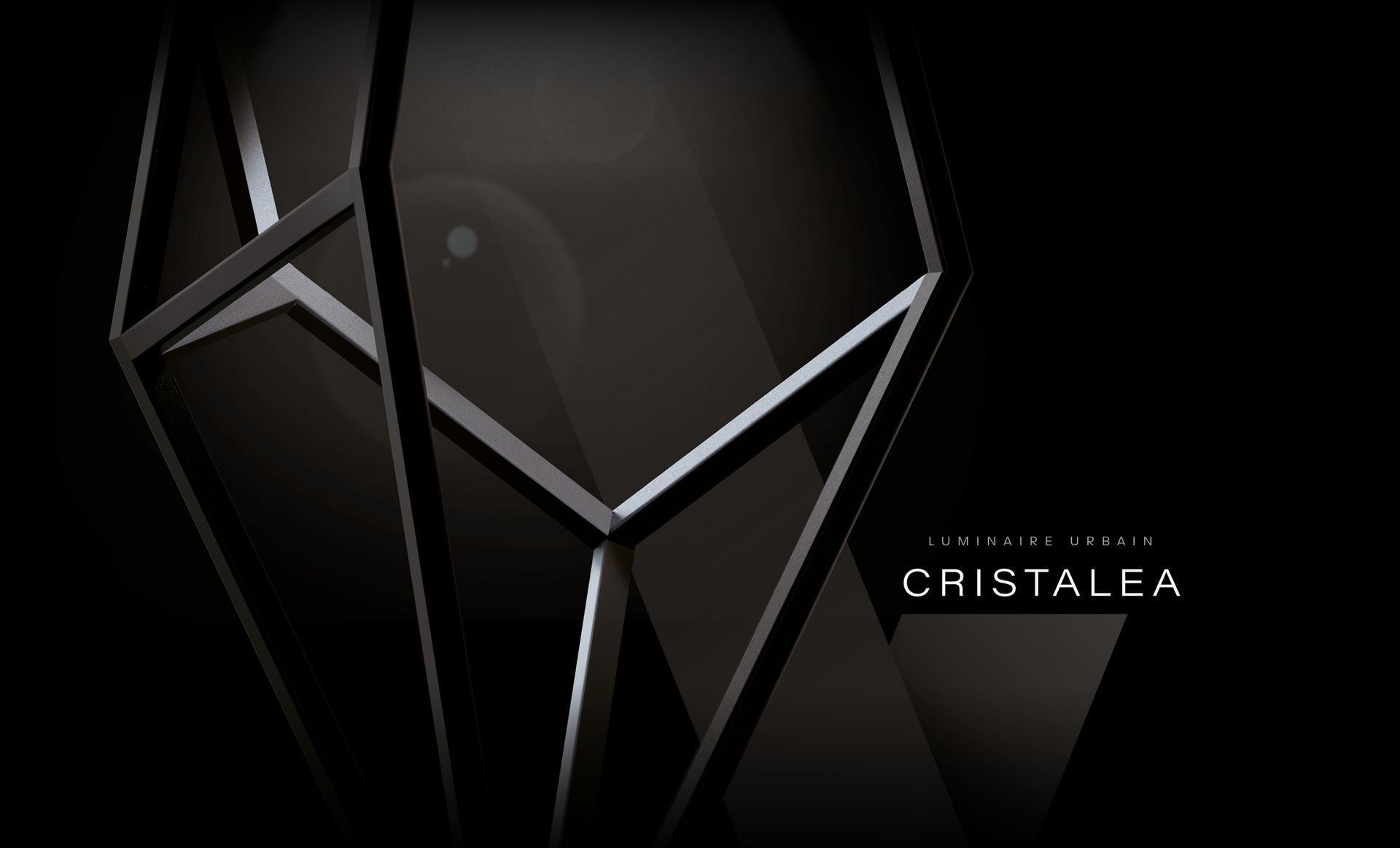 cristalea luminaire urbain contemporain VHM