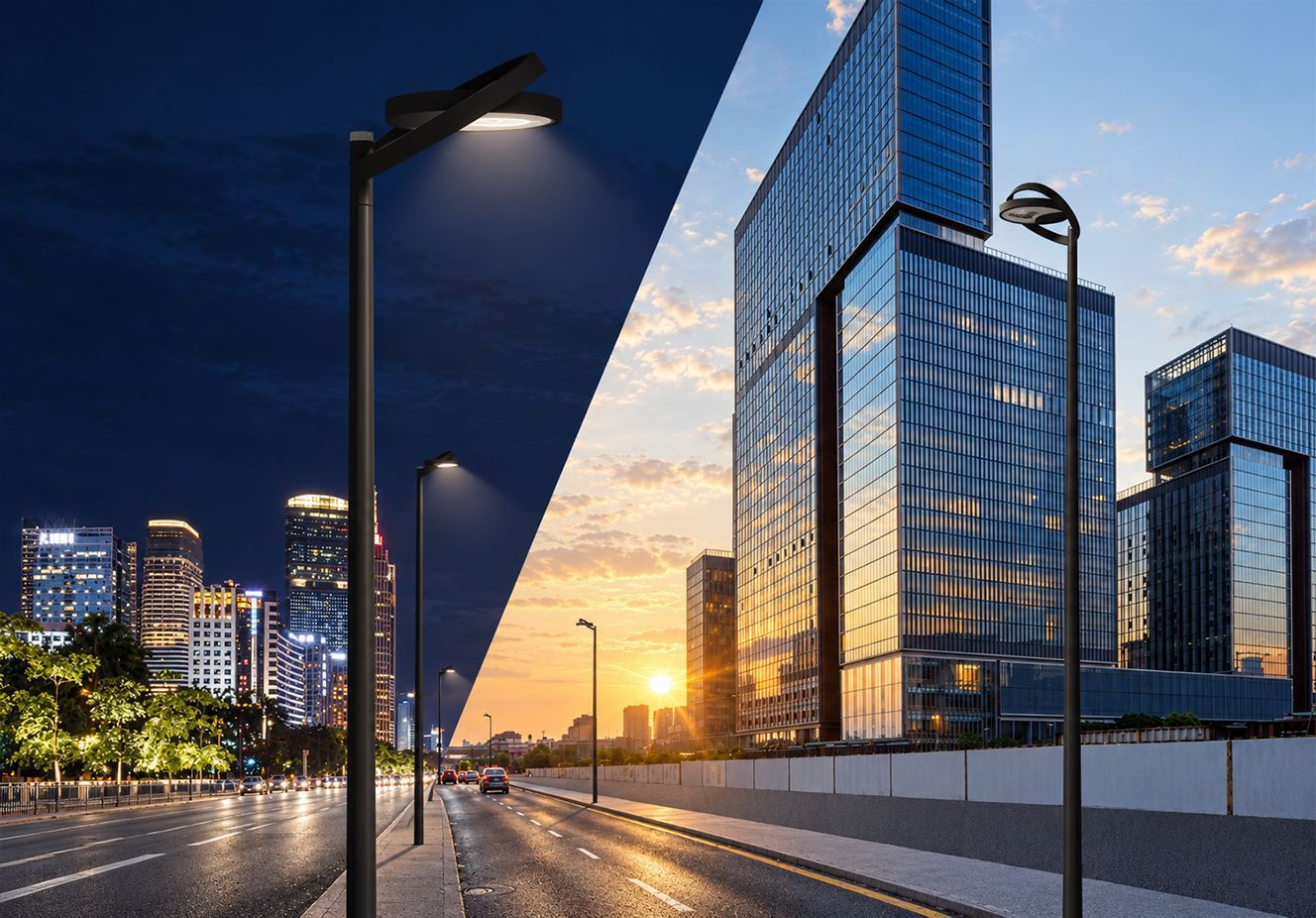Eclipsea en situation luminaires urbains