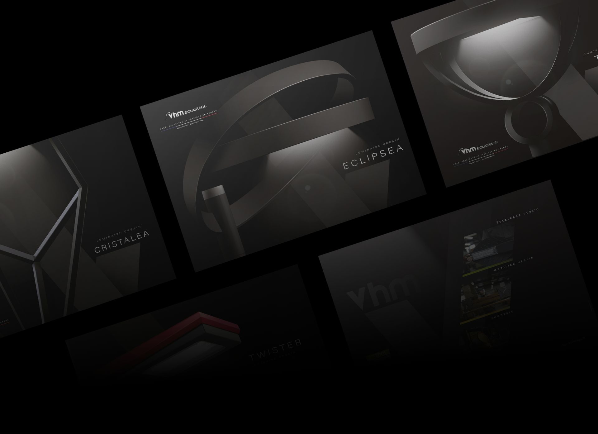 catalogue luminaires urbains contemporains 