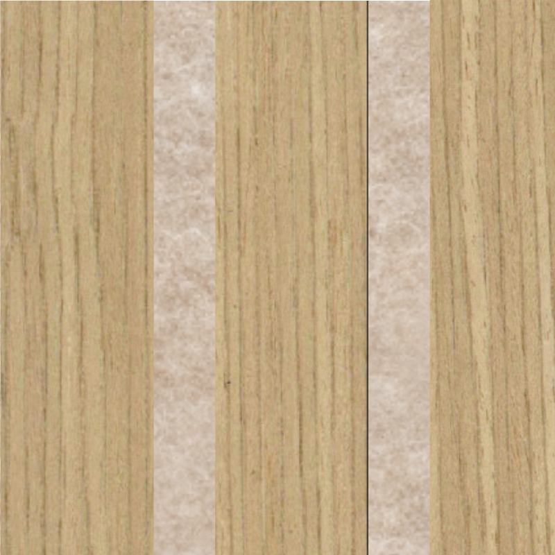 Pure Latten™ Eiken op beige vilt