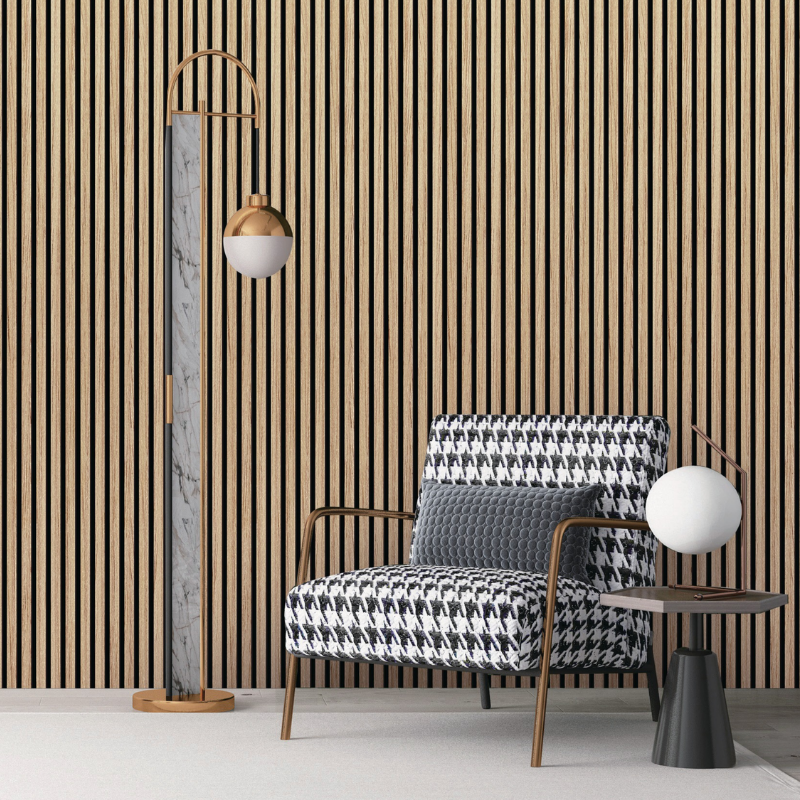 Pure Latten™ Eiken op beige vilt