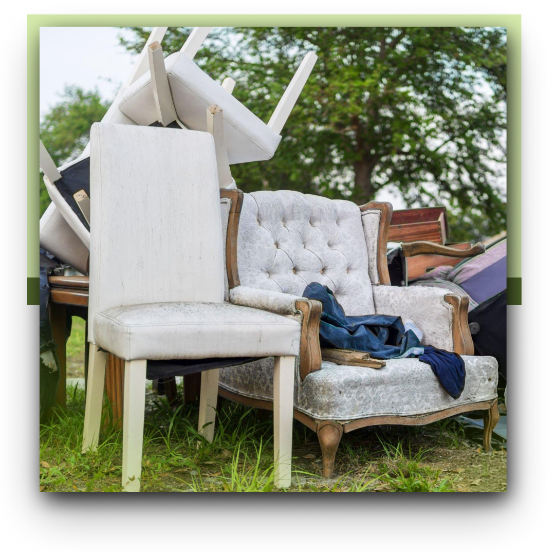 old furniture garbage