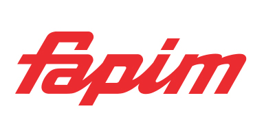 Logo Fopim rosso in corsivo su sfondo bianco.