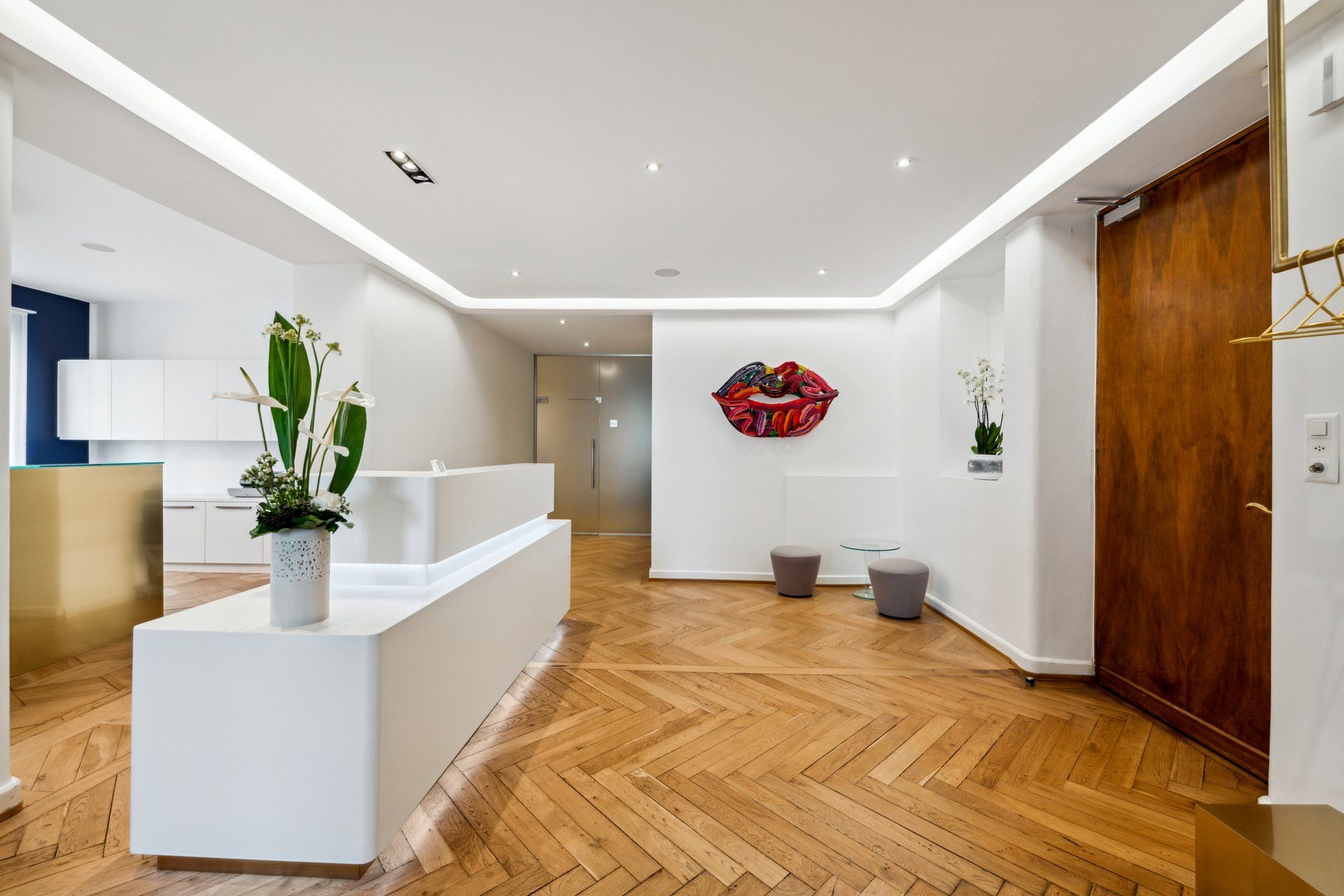 Hall d'entrée Geneva Smile Center