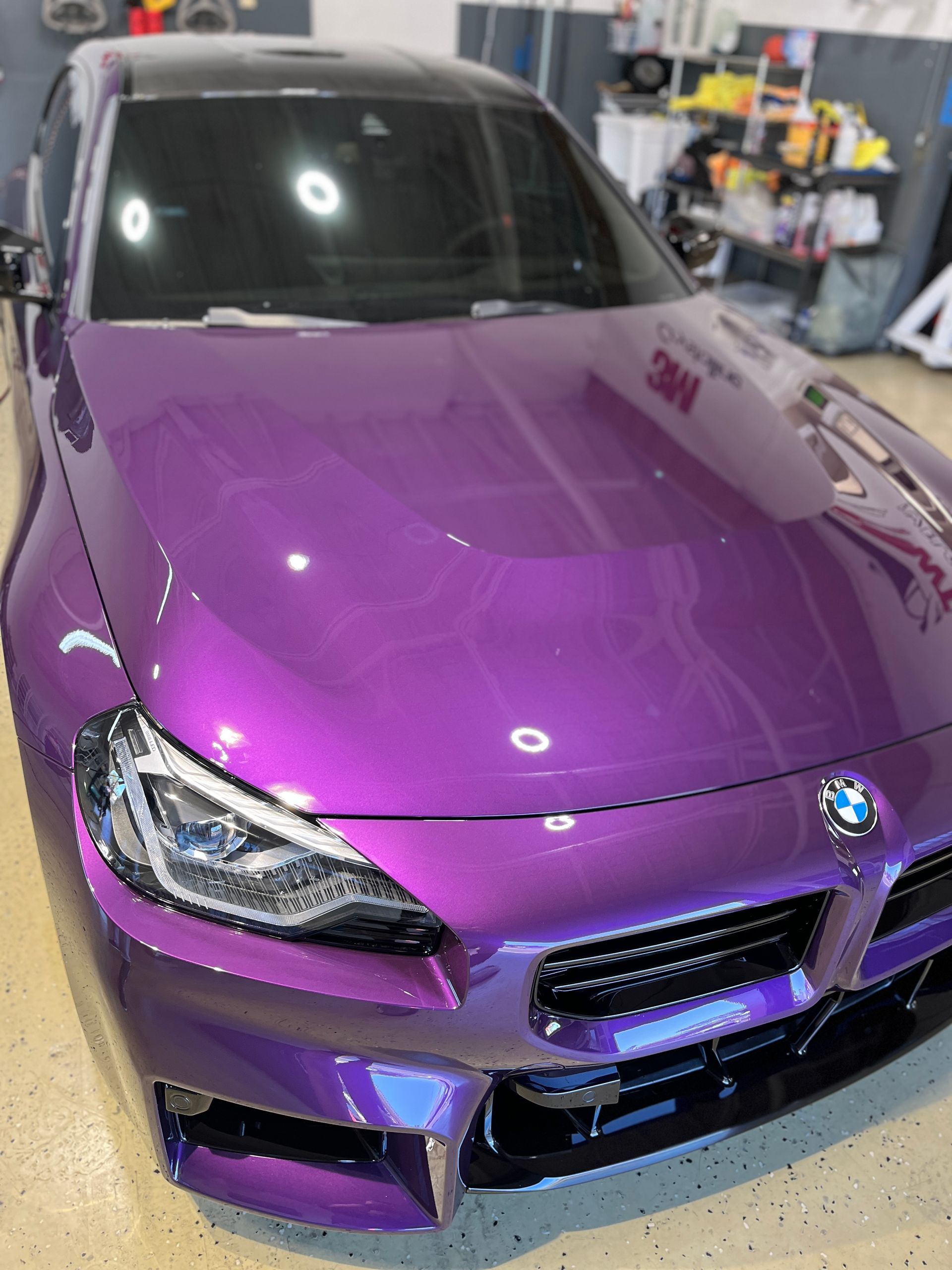 2025 BMW M2 
Paint protection film 
Track Package full front 