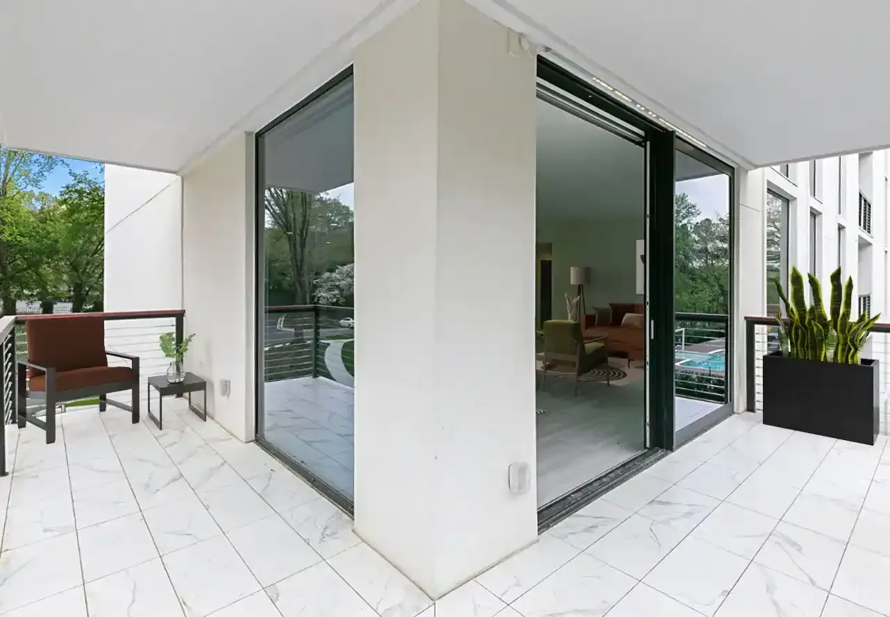 Balcony at Ilion Apartments in Marietta, GA.