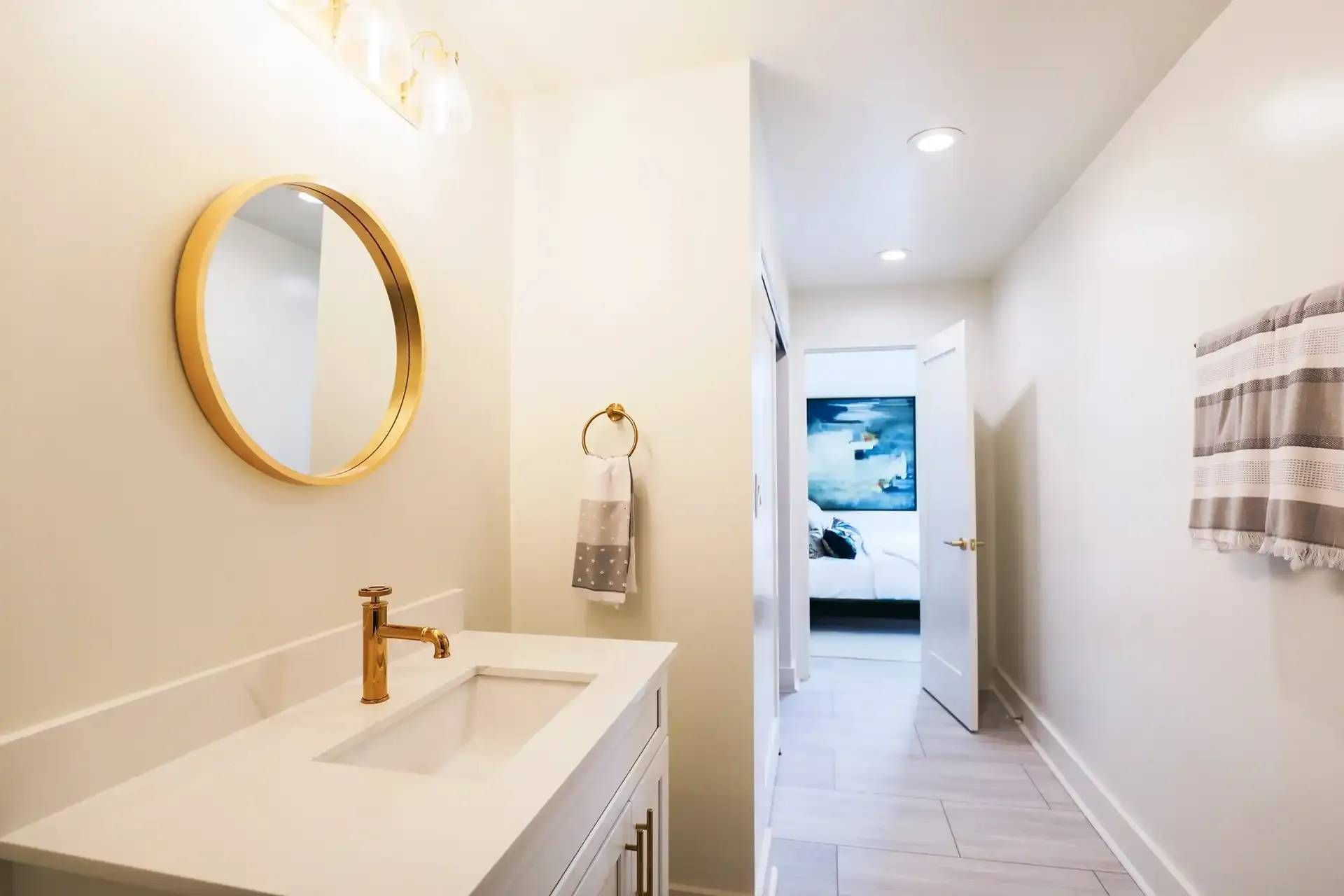 Bathroom and Corridor and Ilion Apartments Marietta, GA