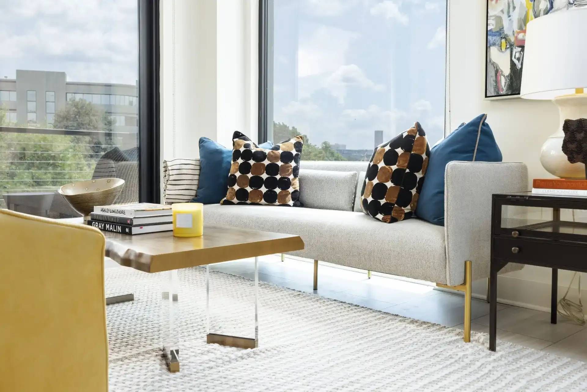 Living Room at Ilion Apartments in Marietta, GA.