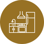 Stainless Steel Appliances with Vent Hoods
