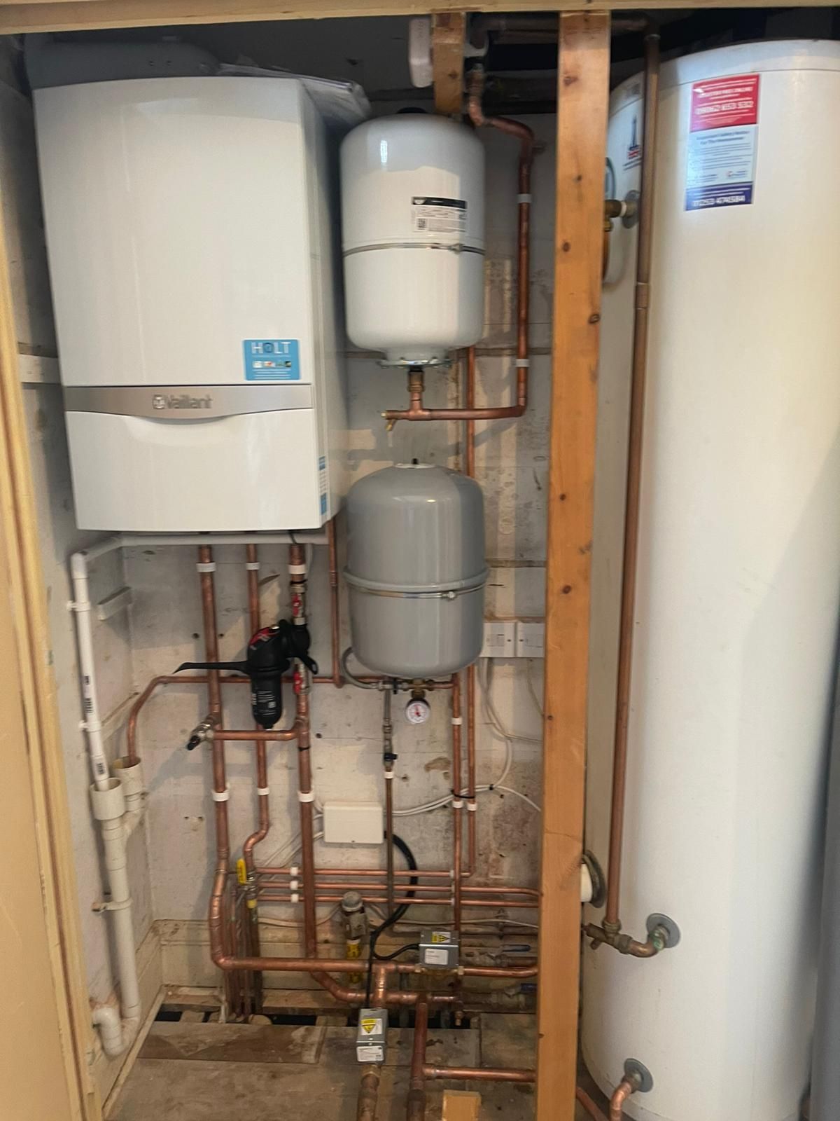Plumbing near Plumley