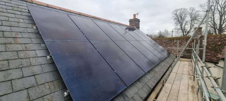 Solar Panels Near Woolsbridge