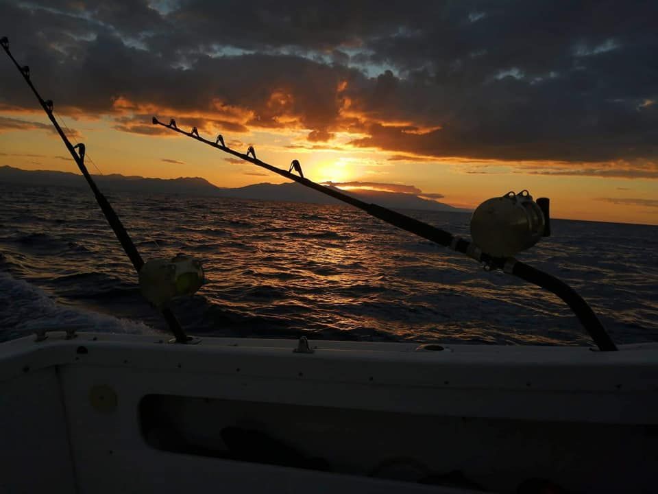 coucher de soleil pour la peche a timay evasion