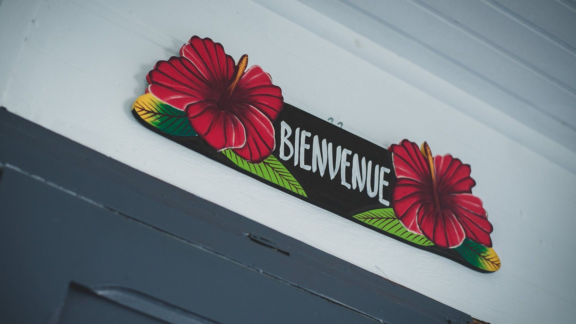 Imade de l'entree de l'auberge Timay Evasion