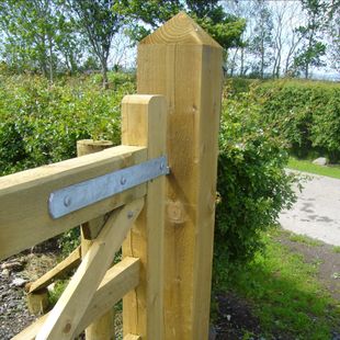 Wooden gates