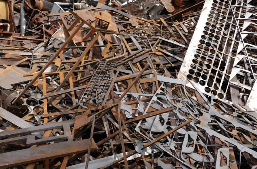 Pile of Rusty Metal in Ground — Maryborough Recycling in Mount Perry, QLD