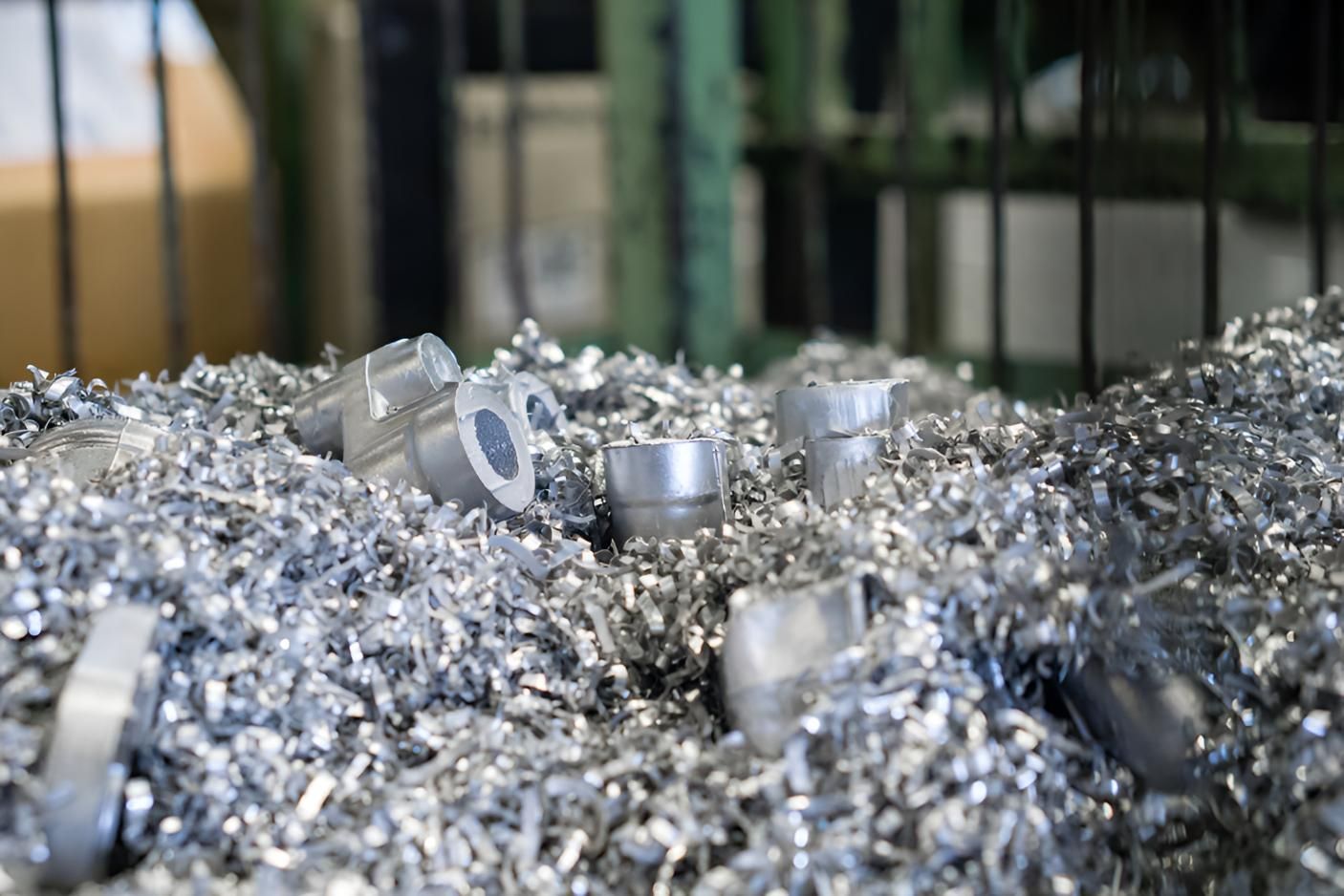 Pile of Shredded Metal — Maryborough Recycling in Biggenden, QLD