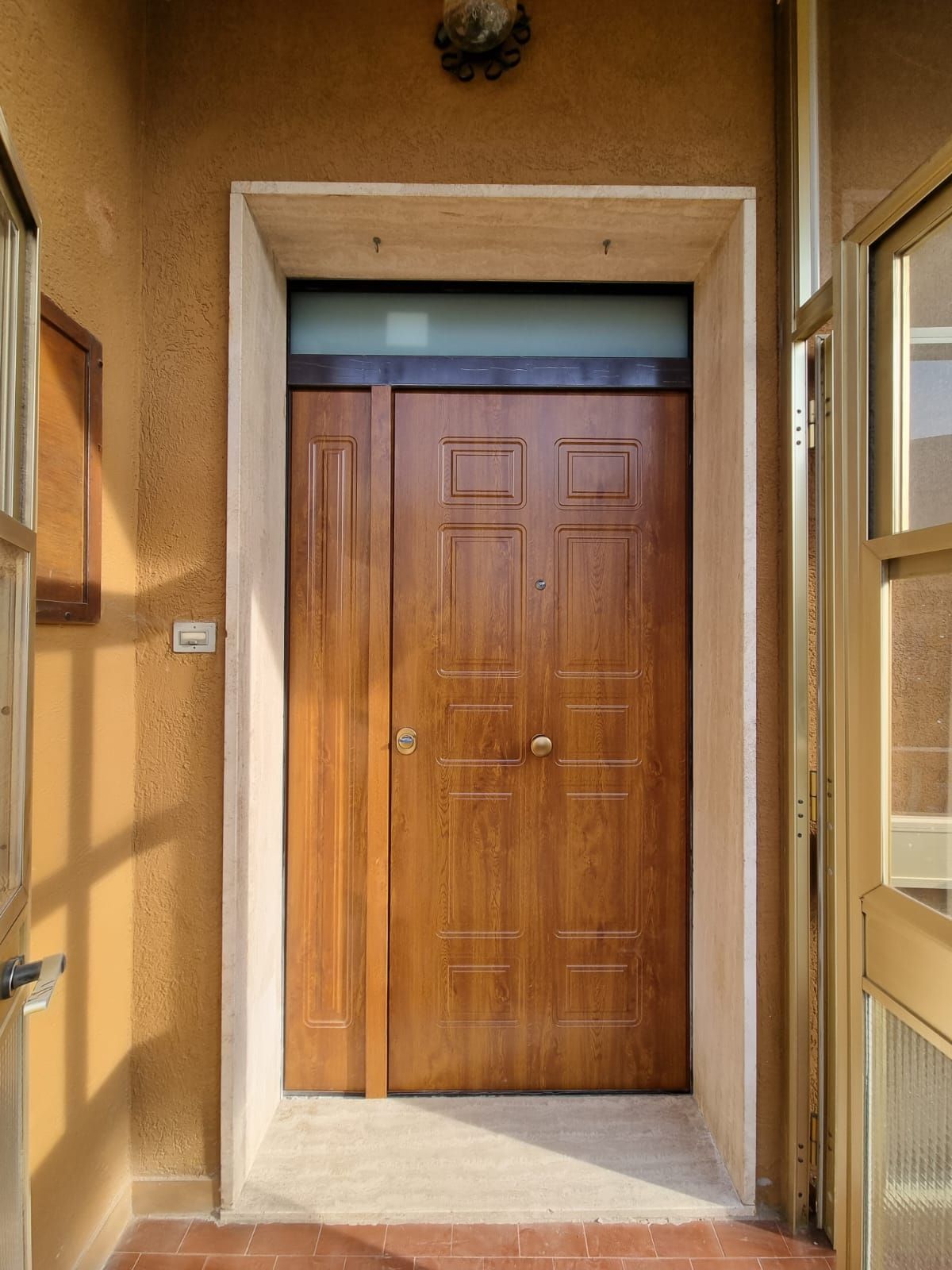 porta blindata in legno