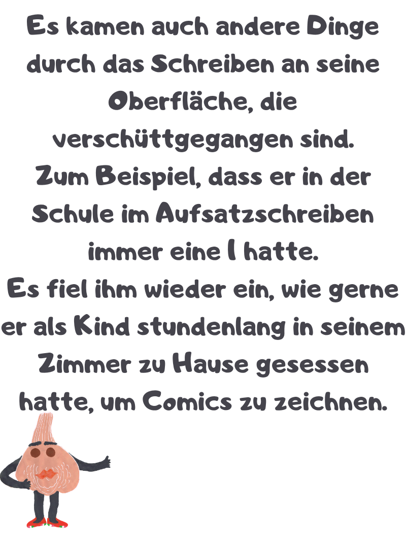 Er wusch quasi mit Salzsäure seine tief sitzenden Wunden sauber, mit Stift und Papier.
Paolo schrieb weiter Tag und Nacht in seinem Psychiatrie-Zimmer am Schreibtisch.
Über die ersten psychotischen Schübe, seinen Alltag, sein Leben als »psychisch kranker Paolo«.
