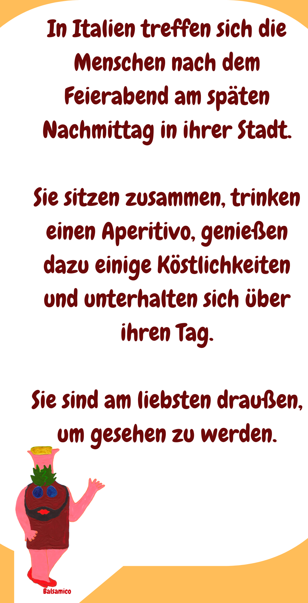  Italienische Aperitivo-Kultur in Italien.