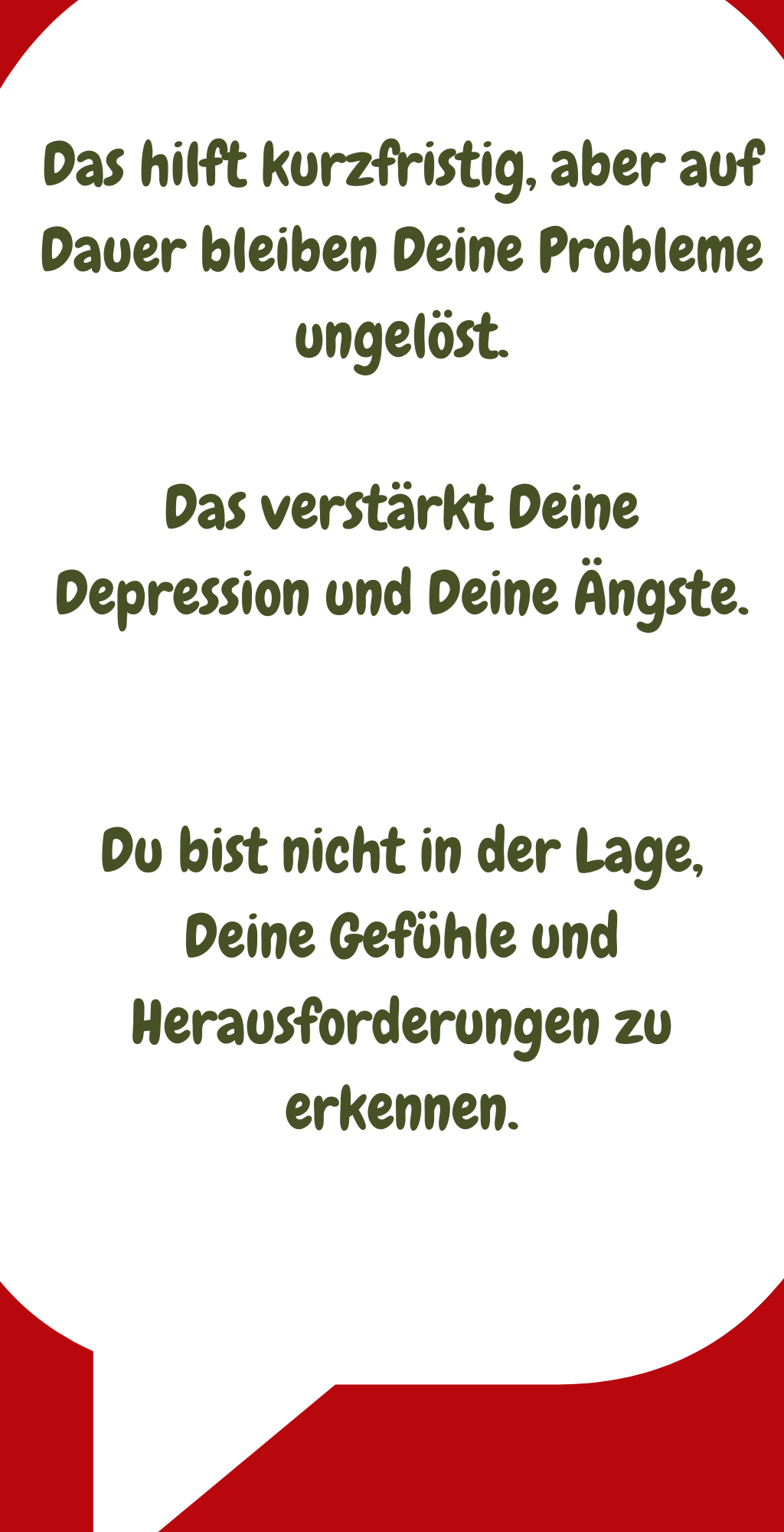 Serien und Spiele ersetzen das echte Leben.
Du fühlst Dich langfristig einsam.
Du nutzt Serien und Spiele, um nicht an Deine Probleme zu denken.
