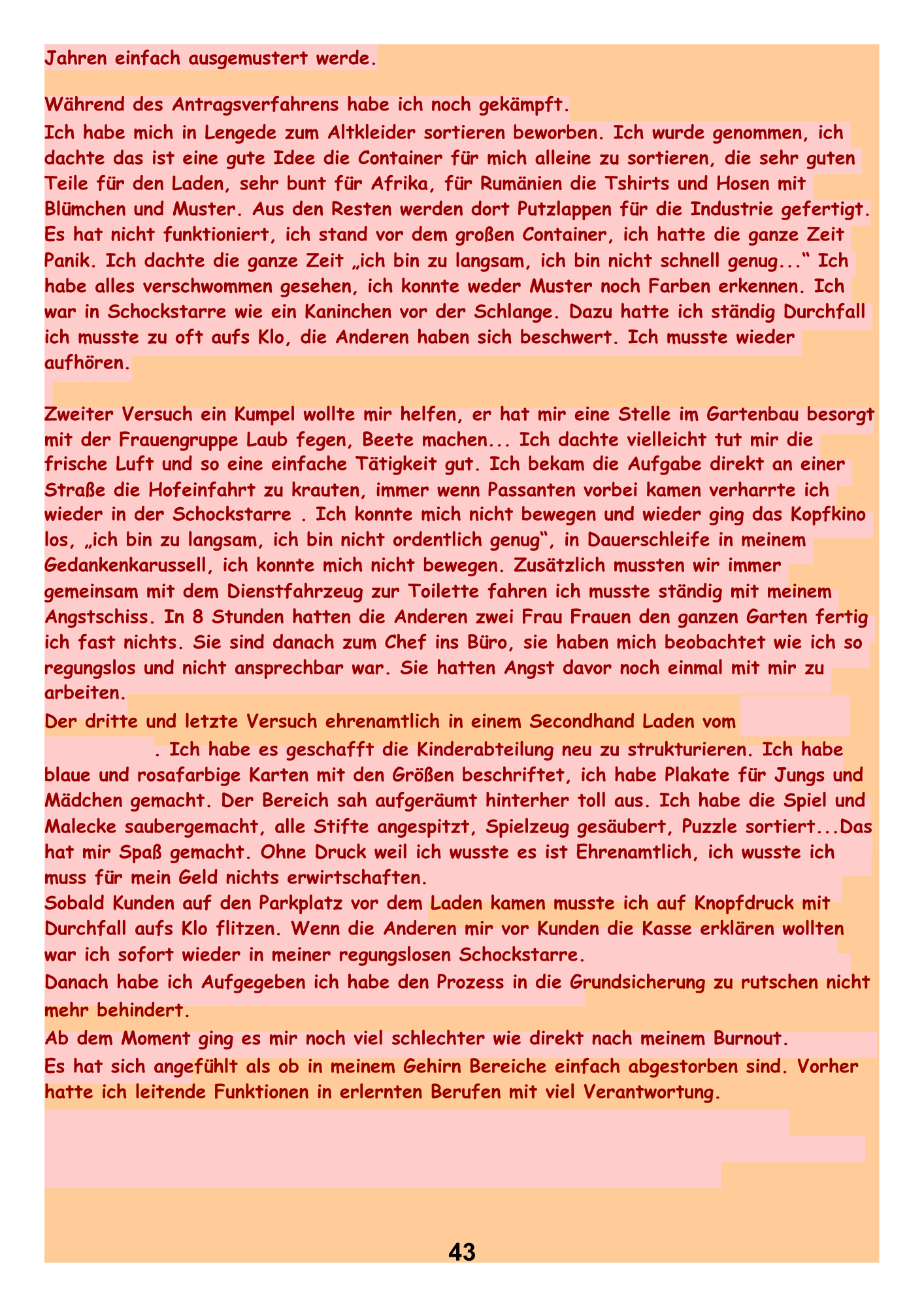 Grundsicherung wegen dauerhafter Erwerbsunfähigkeit.