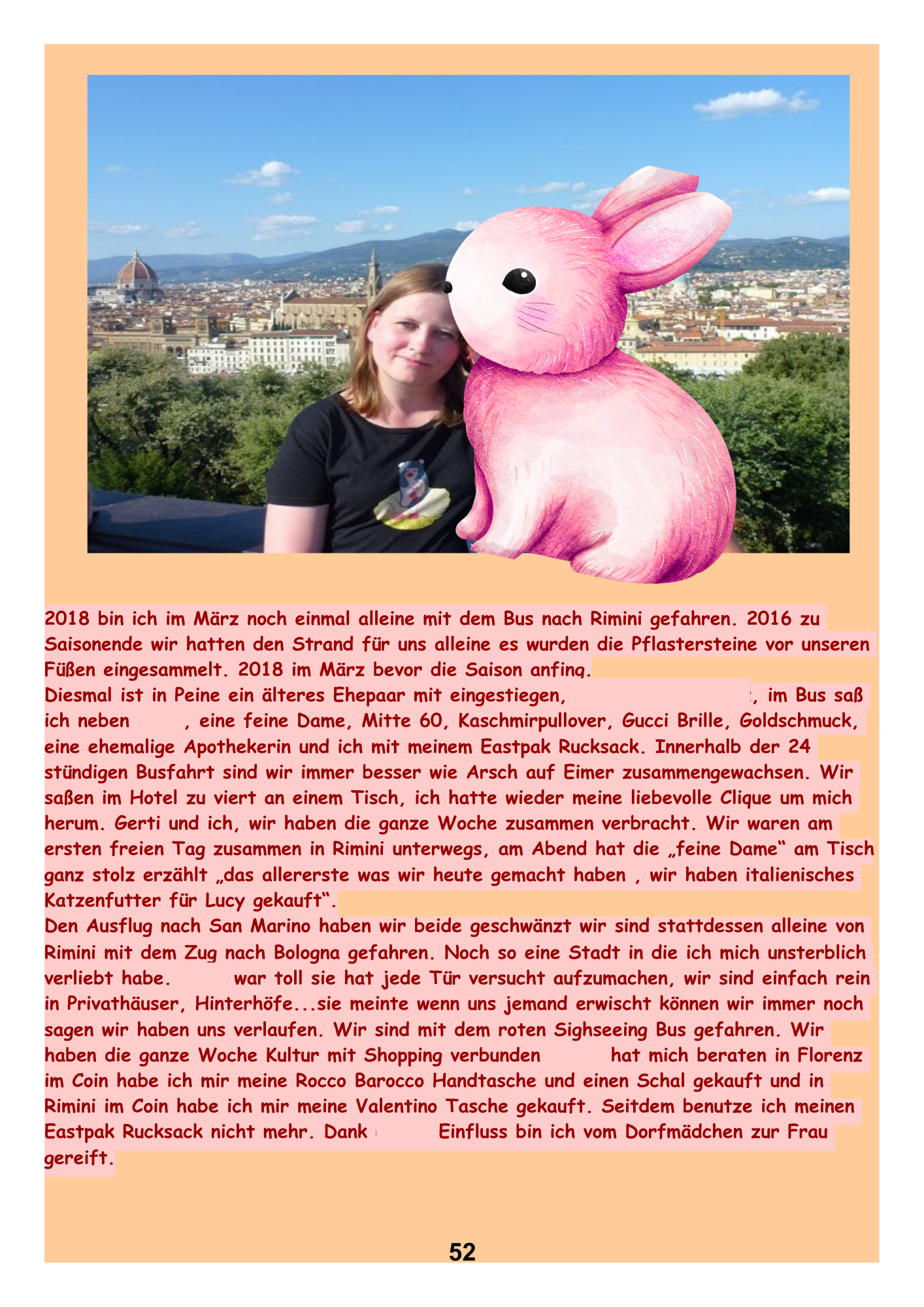 Urlaub alleine in Italien.